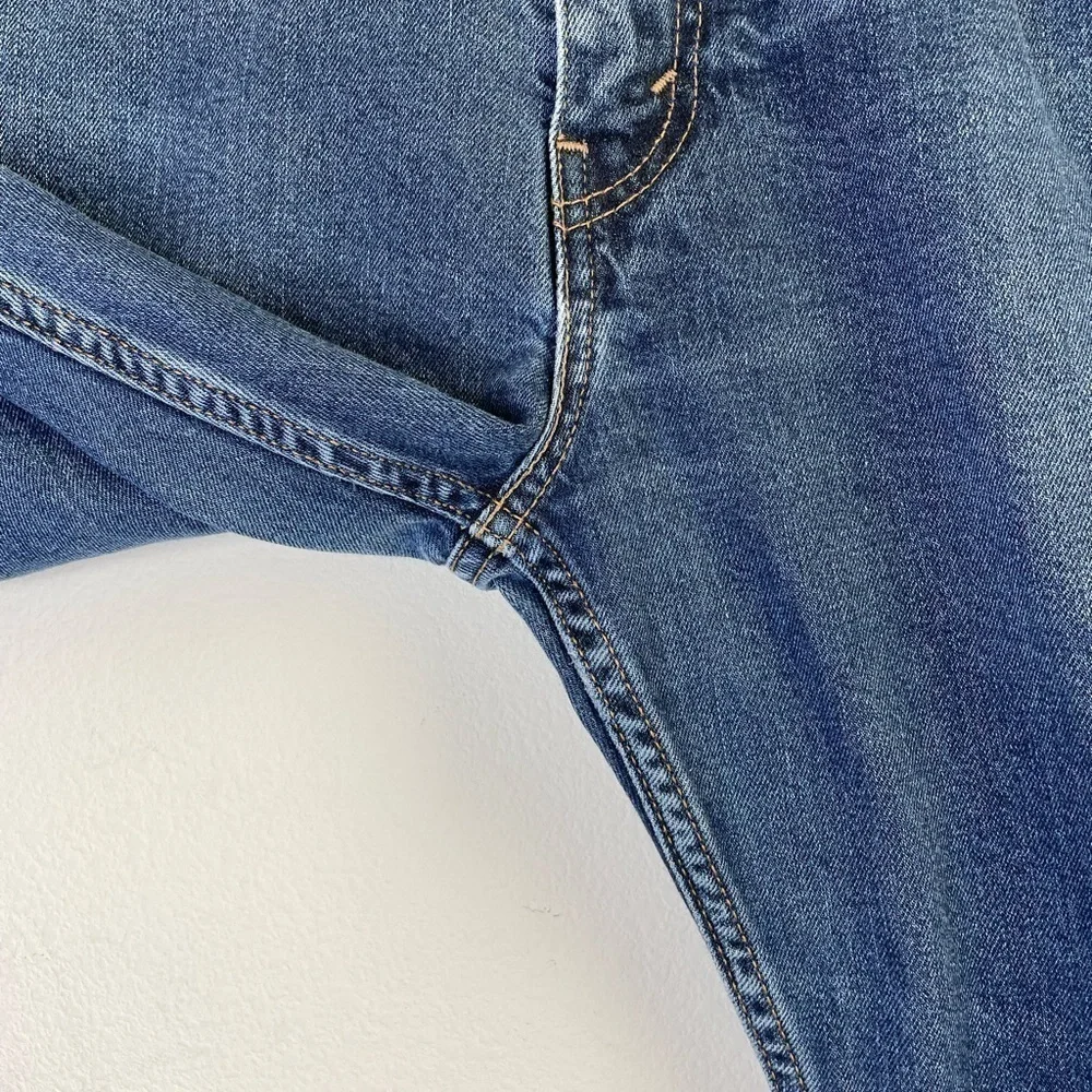 LEVIS 505 Vintage High Rise Straight Leg Jeans size 34x32